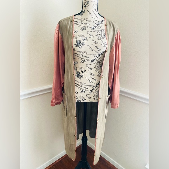 Evan Picone vintage trench coat XL - Picture 6 of 14